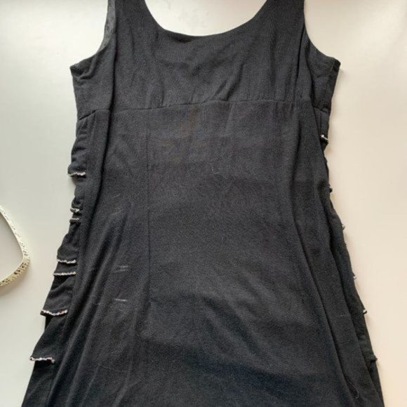 Black Beaded Tank Top - Picture 2 of 2